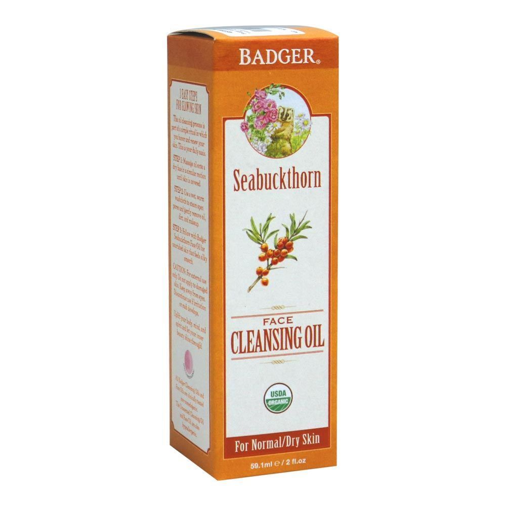 Badger Seabuckthorn Face Cleansing Oil 59.1 mL