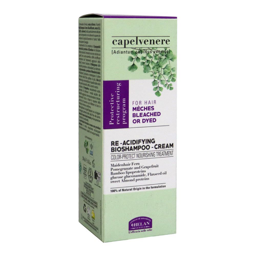 Helan Genova Capelvenere Re-Acidifying BioShampoo Cream 200 mL 63ST