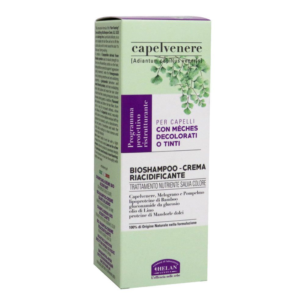 Helan Genova Capelvenere Re-Acidifying BioShampoo Cream 200 mL 63ST