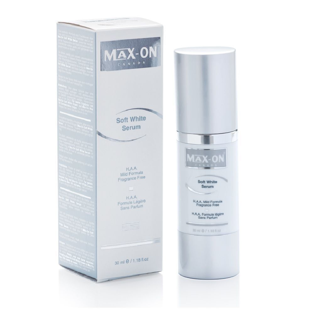 Max-On Soft White Serum 1.18 fl oz, 30 mL