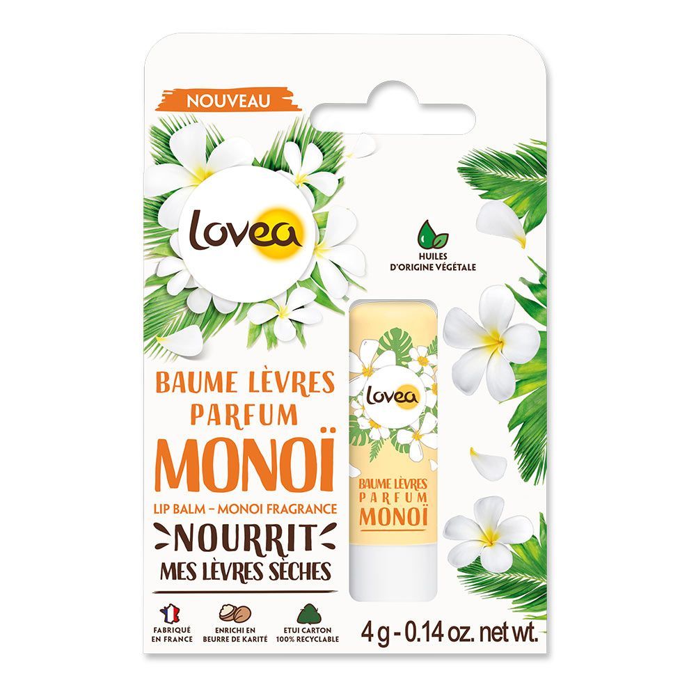 Lovea Monoi Fragrance Lip Balm 4g