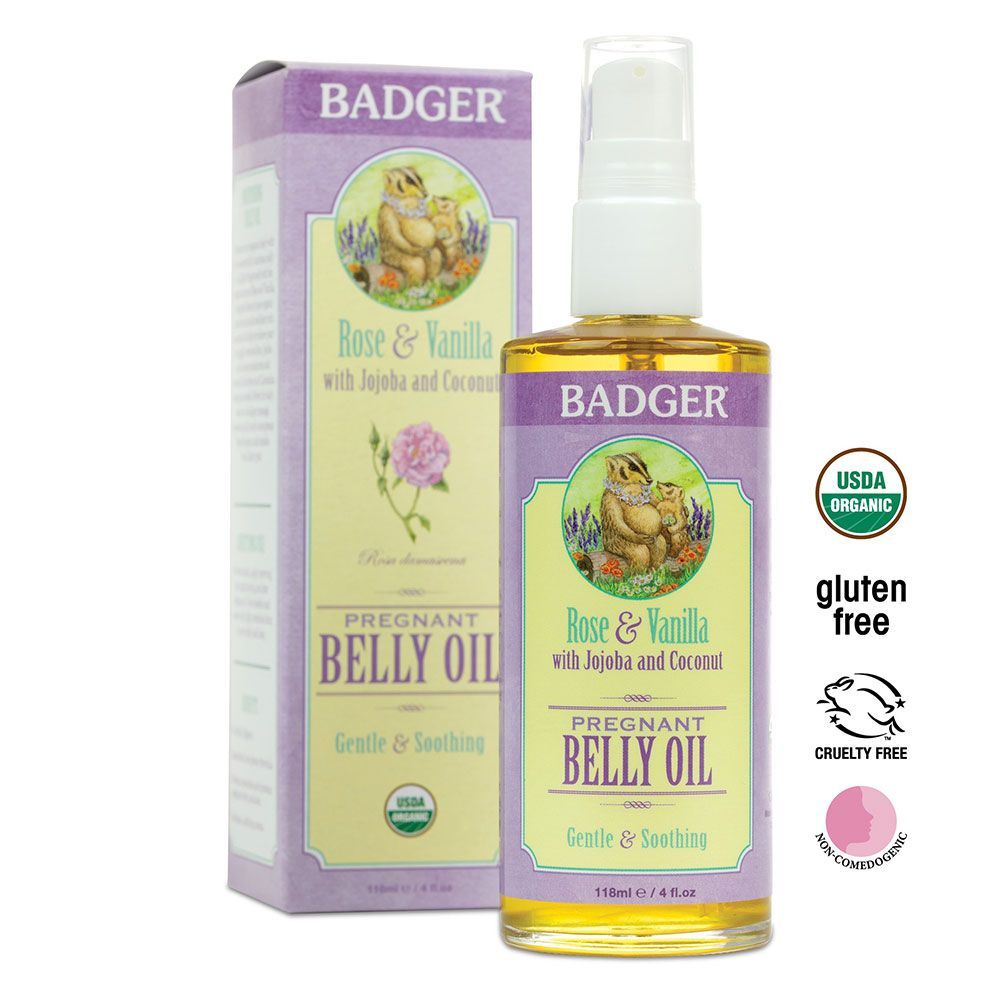 Badger Organic Pregnant Belly Oil 118 mL