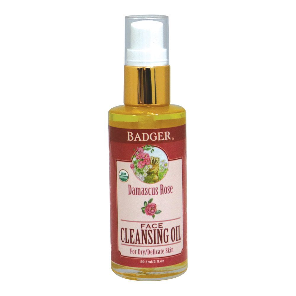 Badger Damascus Rose Face Cleansing Oil 59.1 mL