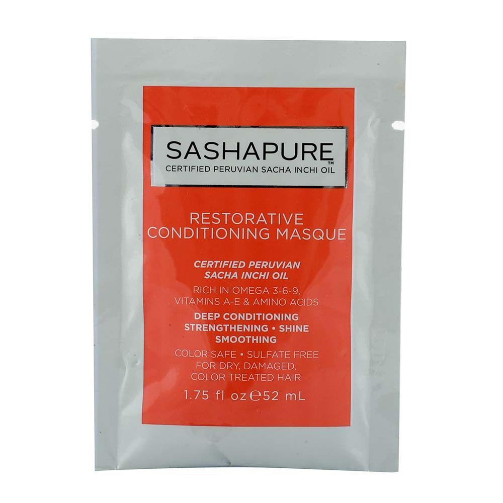 Sashapure Restorative Conditioning Masque Sachet 52 مل 1's