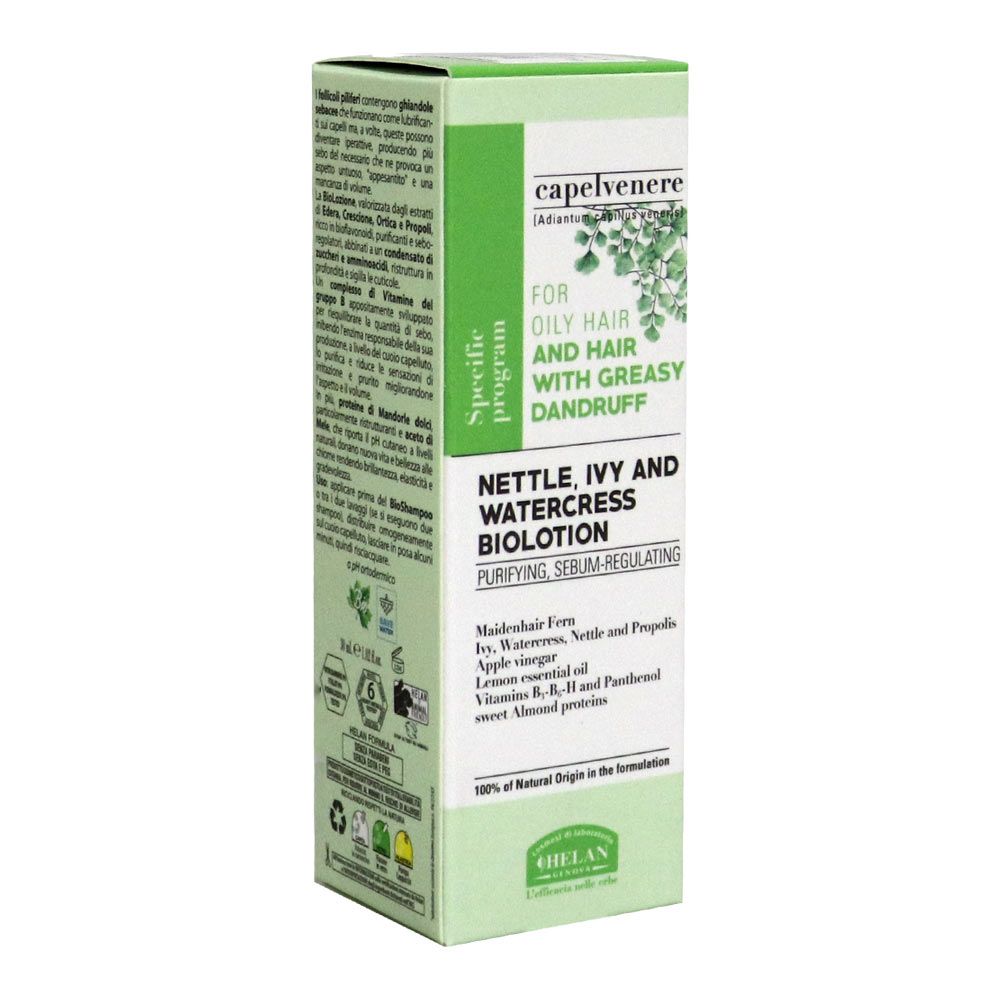 Helan Genova Capelvenere Nettle, Ivy and Watercress Bio Lotion 30 mL 63OL