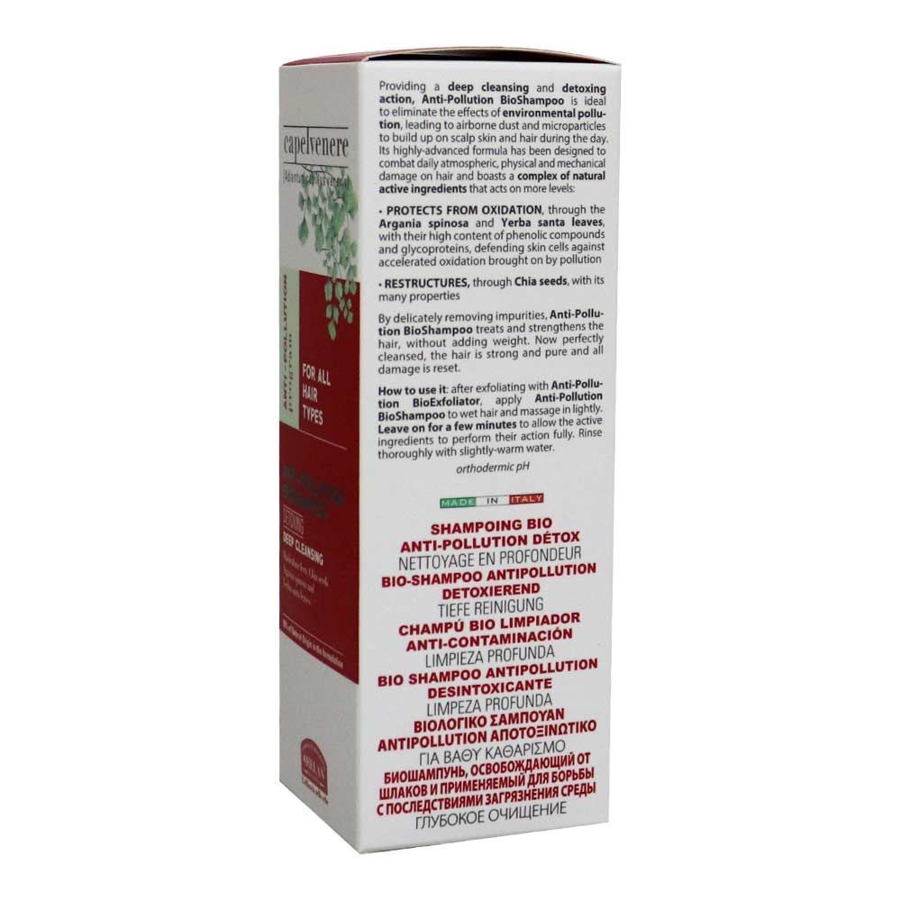 Helan Genova Capelvenere Anti-Pollution Detoxing BioShampoo 200 mL 63SA