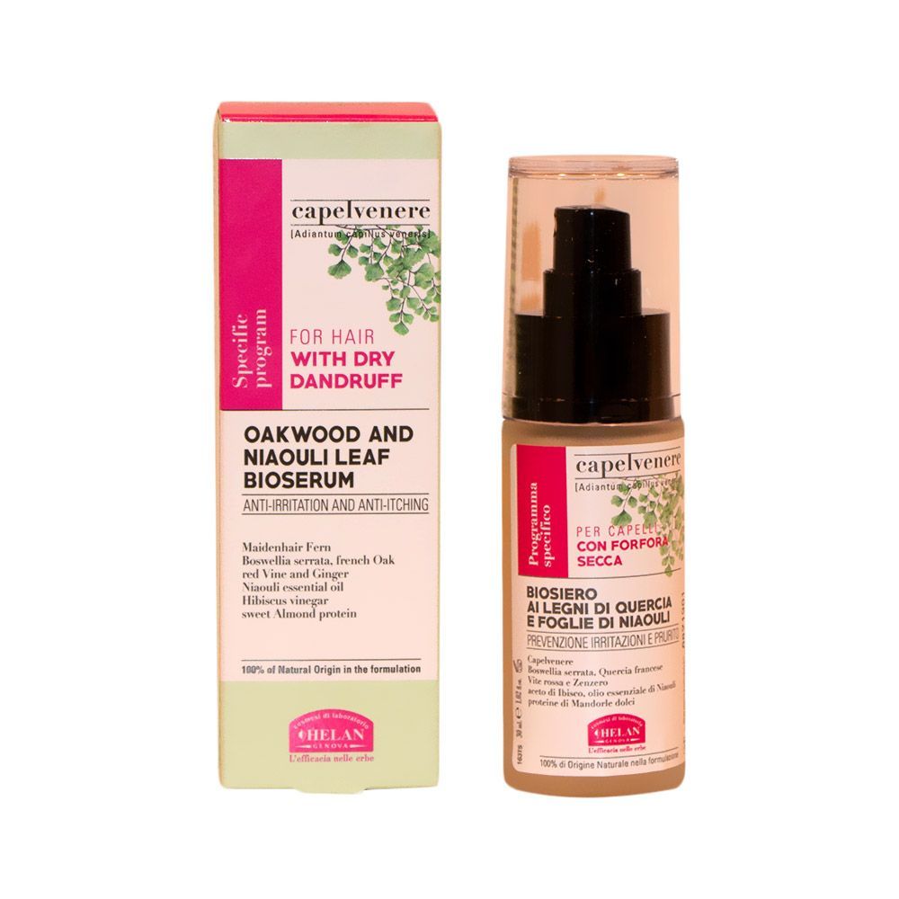 Helan Genova Capelvenere Oakwood &amp; Niaouli Leaf Bio Serum 30 mL