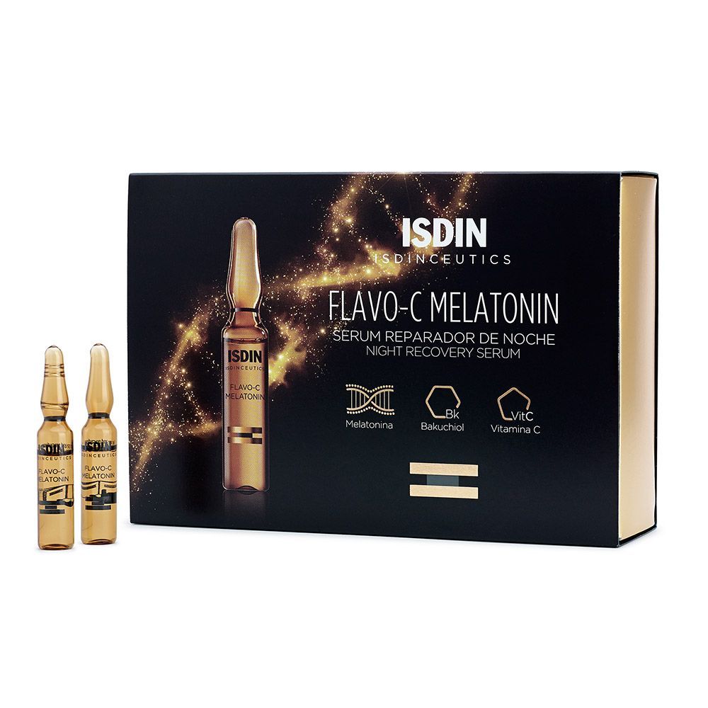 Isdin Isdinceutics Flavo-C Melatonin Ampoules 2 مل 30 أمبولات