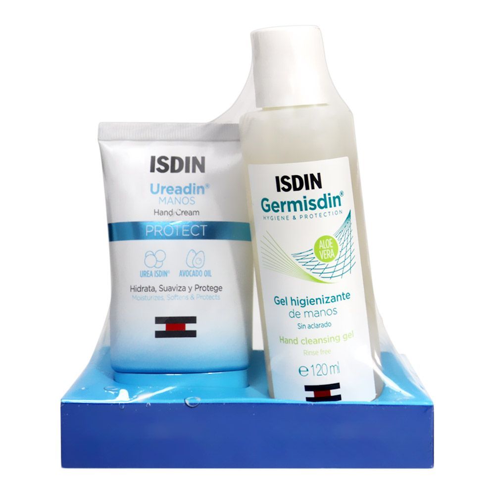 Isdin Ureadin Manos Protect Hand Cream 50 mL + Isdin Germisdin Hand Gel 120 mL PROMO