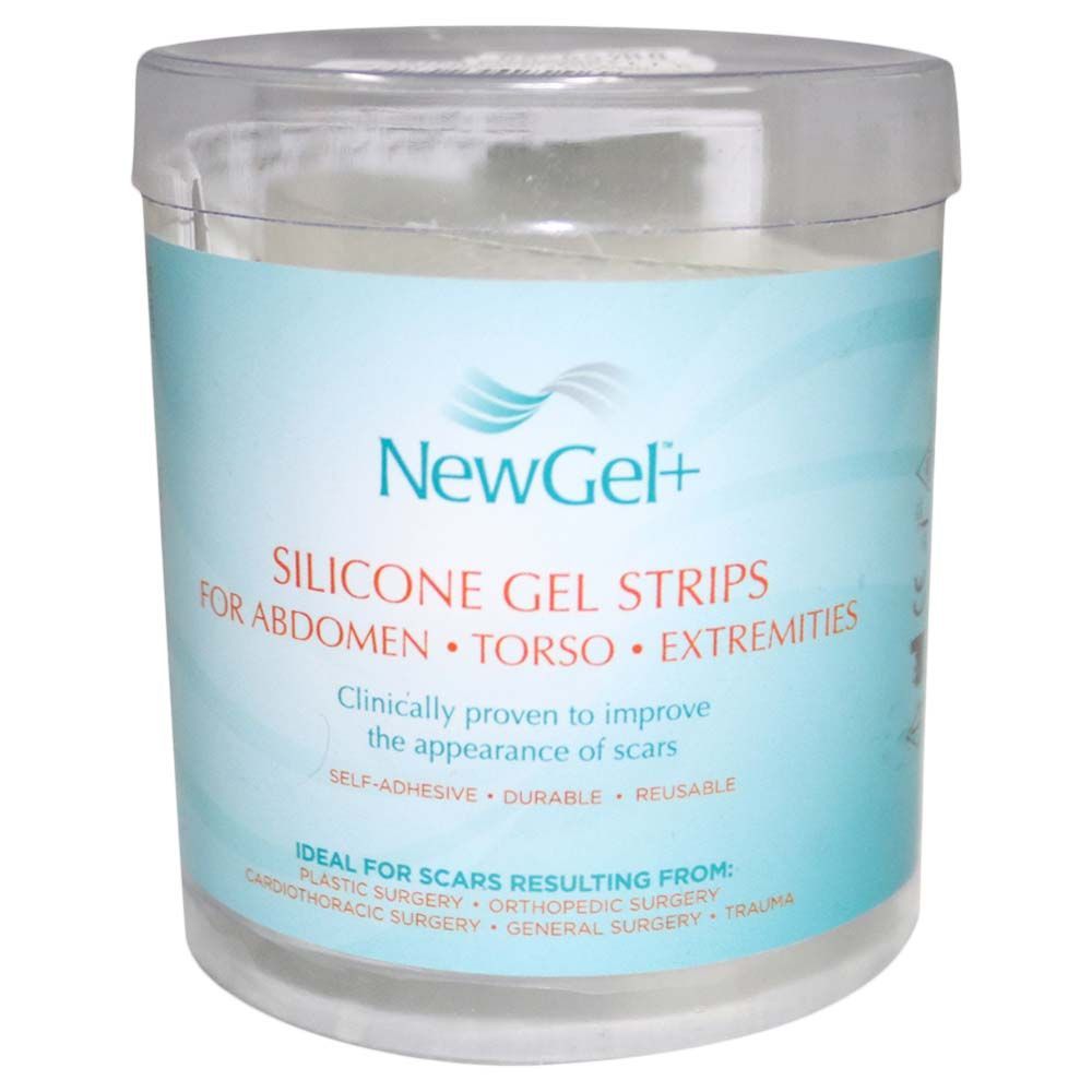 NewGel+ Clear Silicone Abdomen Gel Strips 2x 24  1&#039;s