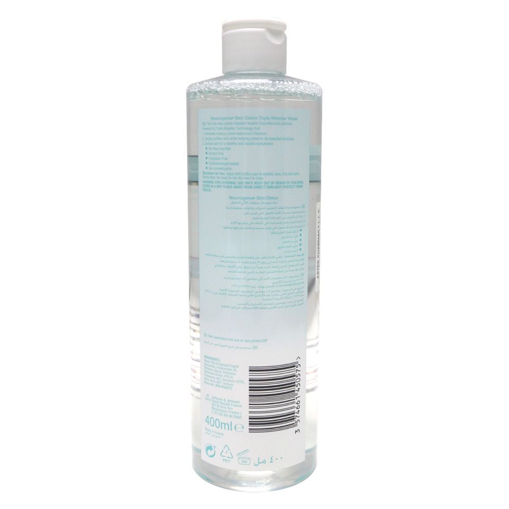 Neutrogena Skin Detox Triple Micellar Water 400 mL