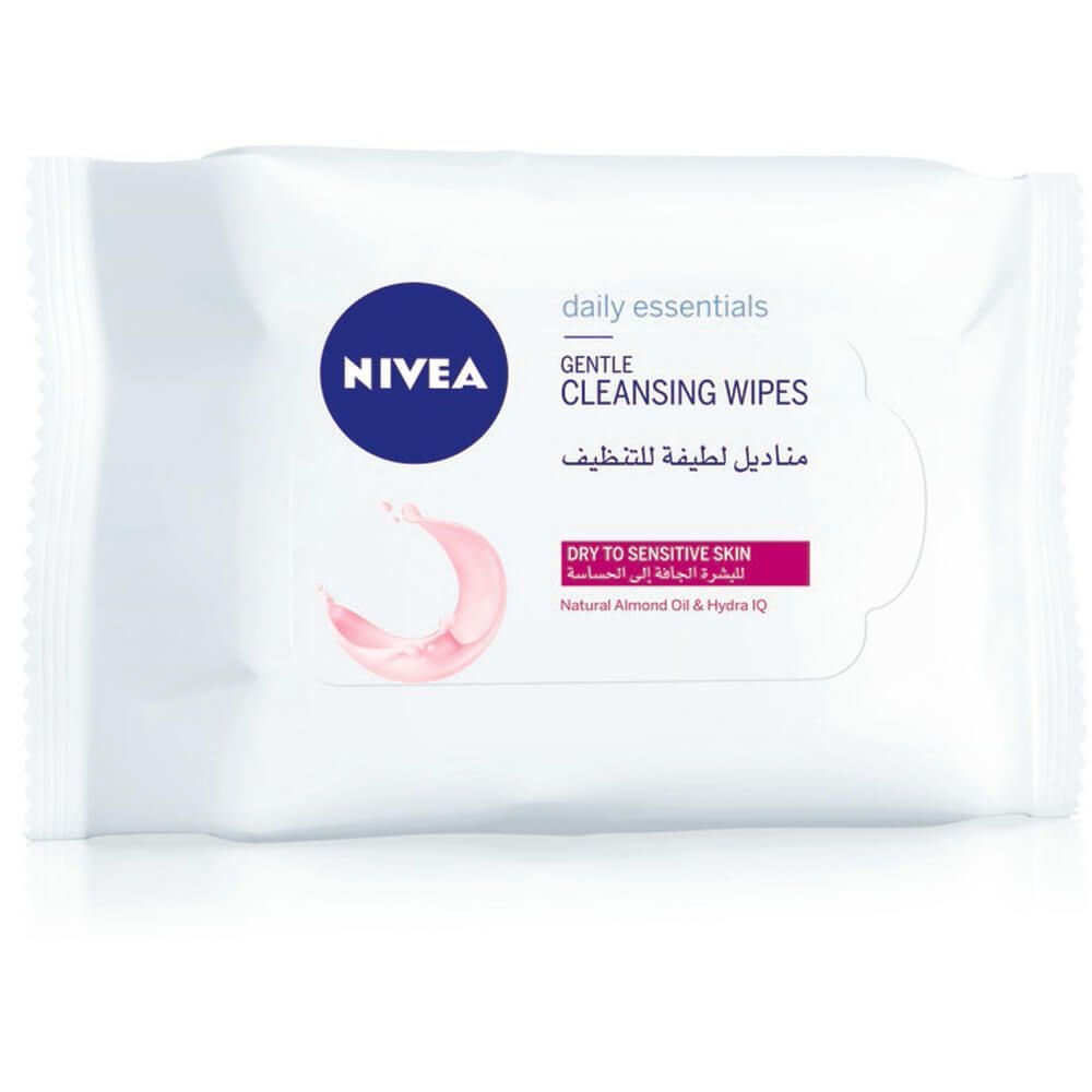 Nivea Gentle Dry to Sensitive Skin Cleansing Wipes 25&#039;s