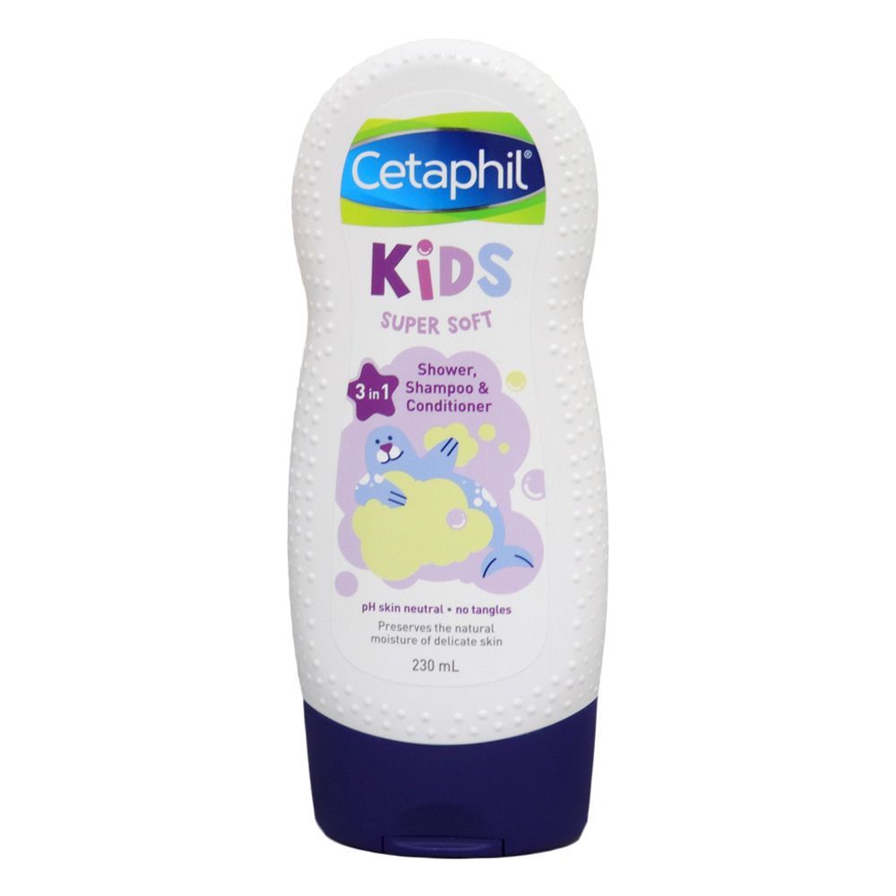 Cetaphil Kids Super Soft 3 In 1  Shower, Shampoo &amp; Conditioner 230 mL