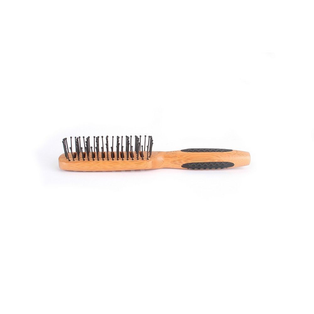 Bass Large Wood Vent Nylon Bristles Rubber Grip Brush 701