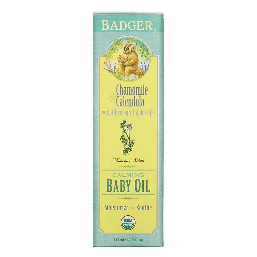 Badger Calming Baby Oil 118 mL