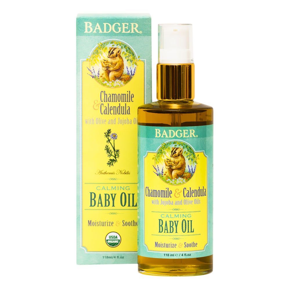 Badger Calming Baby Oil 118 mL