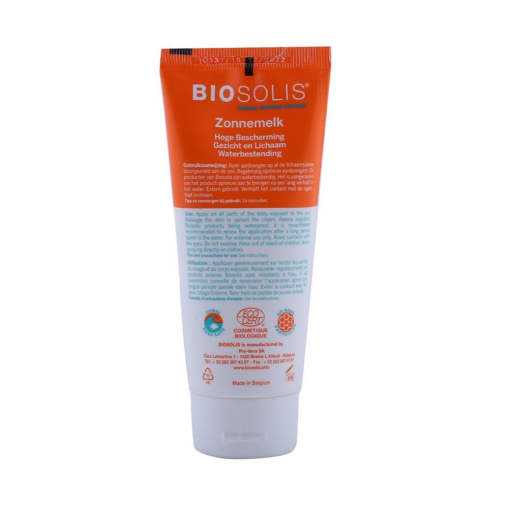 Biosolis Sun Milk SPF30 Cream 100 mL