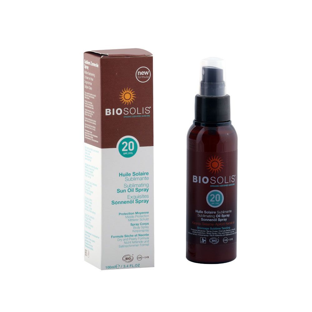 Biosolis Sublimating Sun Oil Spray SPF20 100 mL