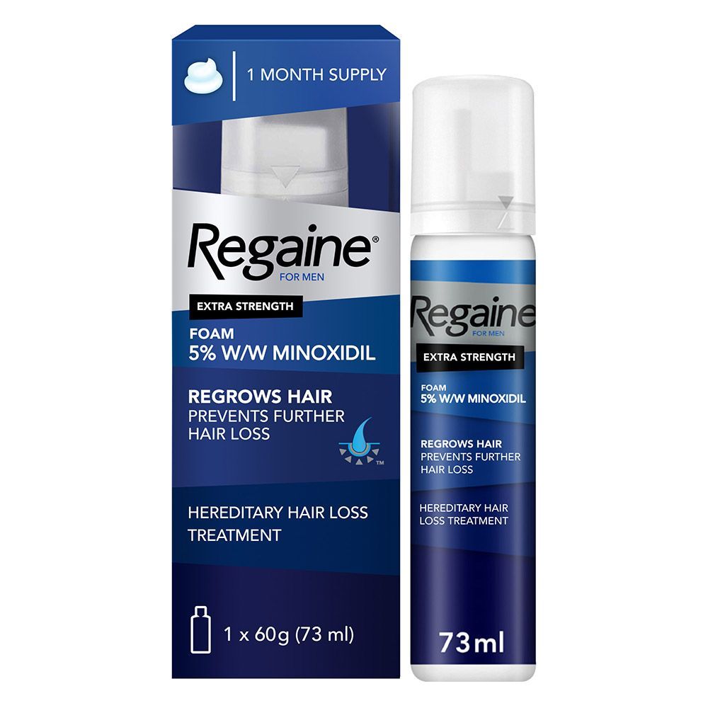 Regaine For Men 5% Minoxidil  Extra Strength Foam 73 mL 1&#039;s