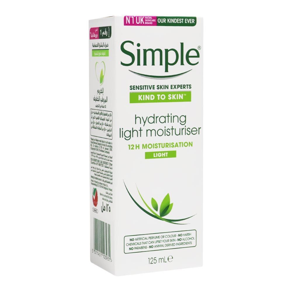 Simple Kind To Skin Hydrating Light Moisturizer Cream 125 mL