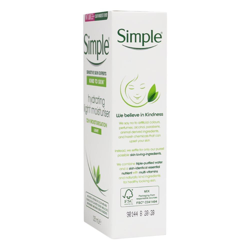 Simple Kind To Skin Hydrating Light Moisturizer Cream 125 mL