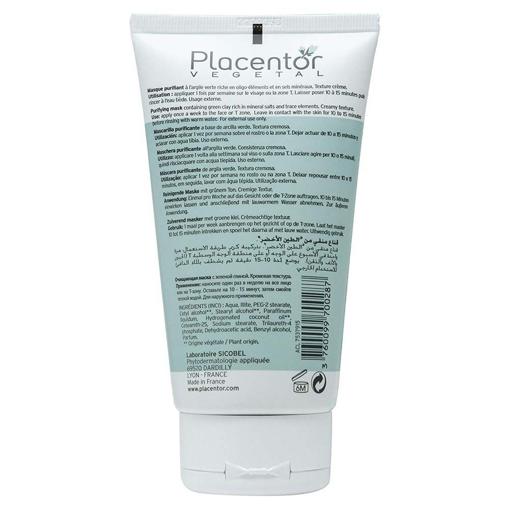 Placentor Vegetal Purifying Mask 150 mL