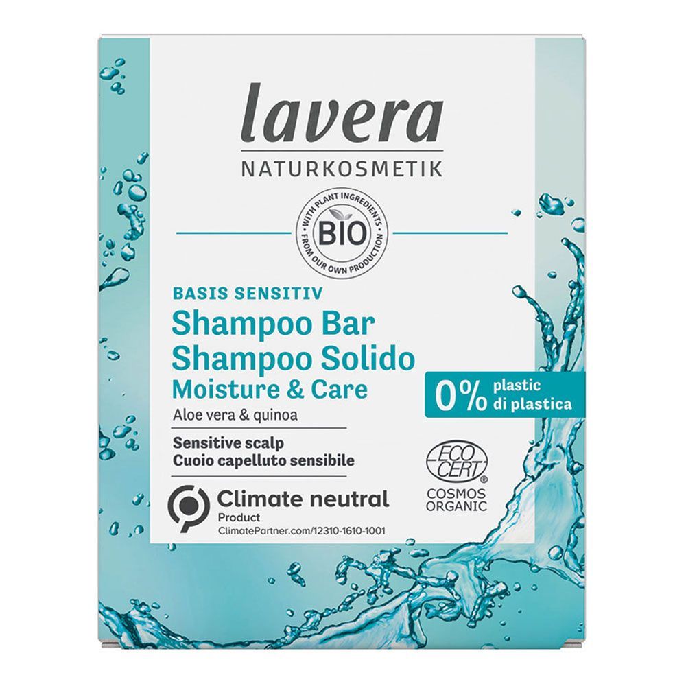 Lavera Basis Sensitiv Hair Shampoo Bar 50 g