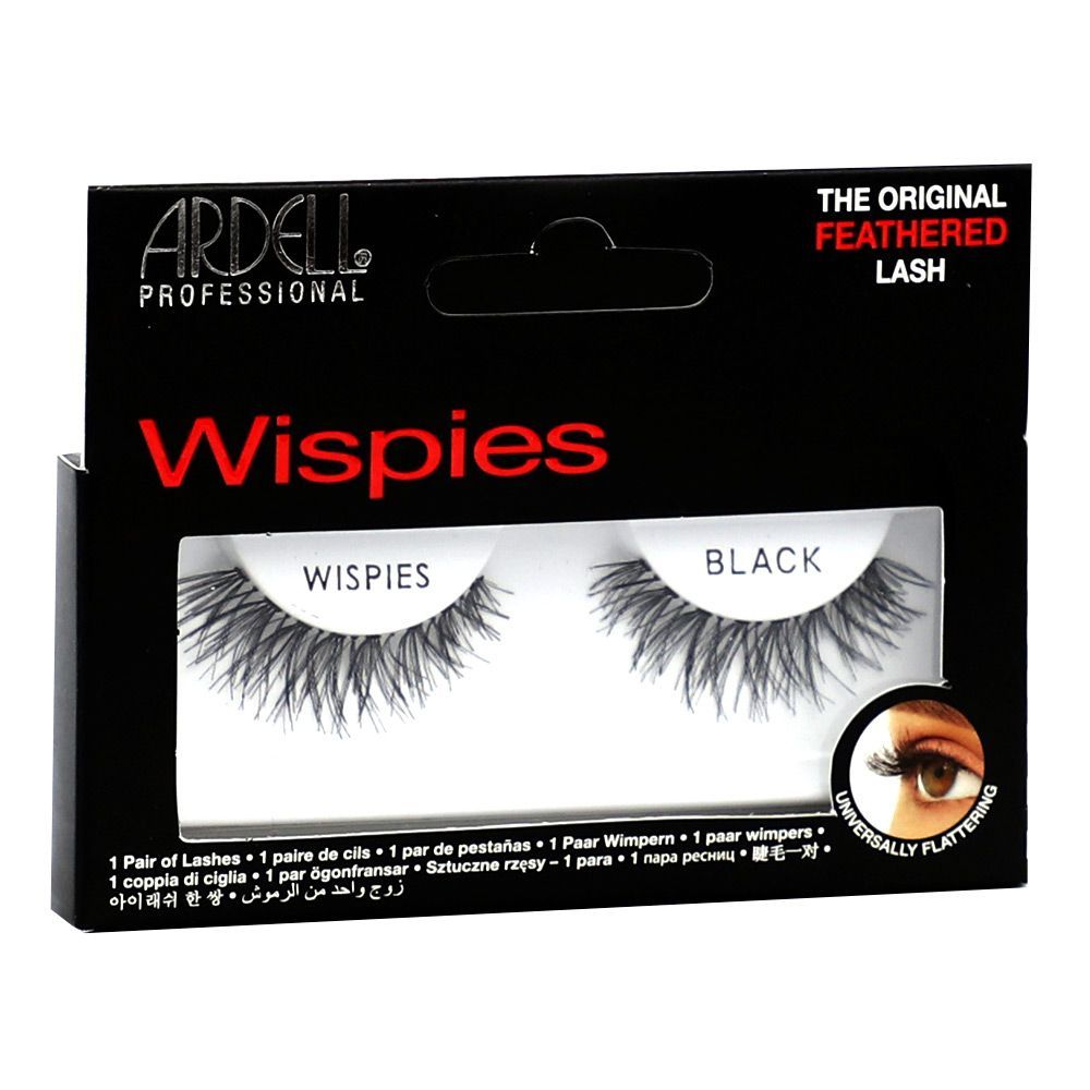 زوج واحد من Ardell Wispies Black False Eyelash 1's 63810