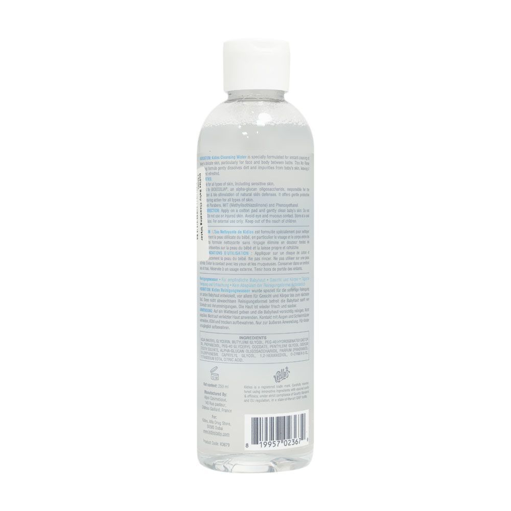 Kidles Baby Face and Body Cleansing Water 250 mL