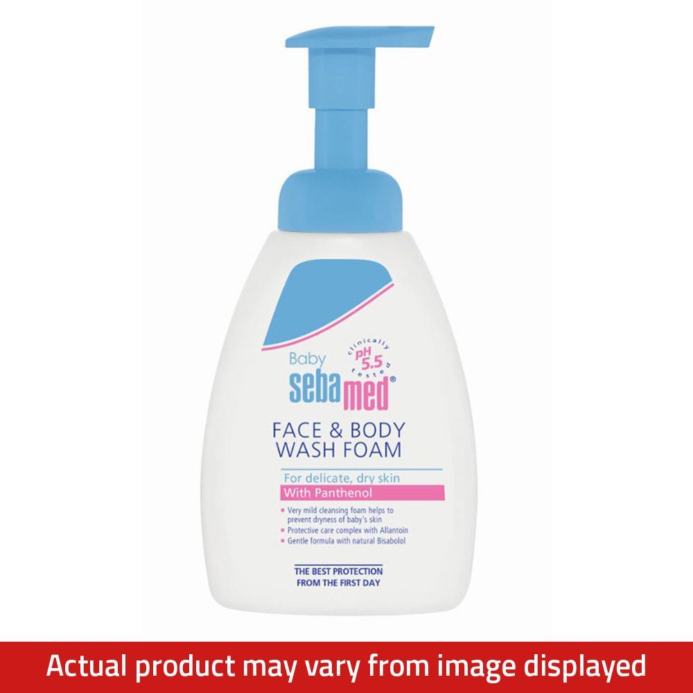 Sebamed Baby Face &amp; Body Wash Foam 400 mL