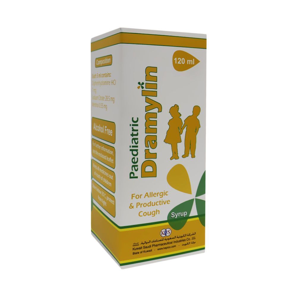 Dramylin Paediatric Syrup 120 mL