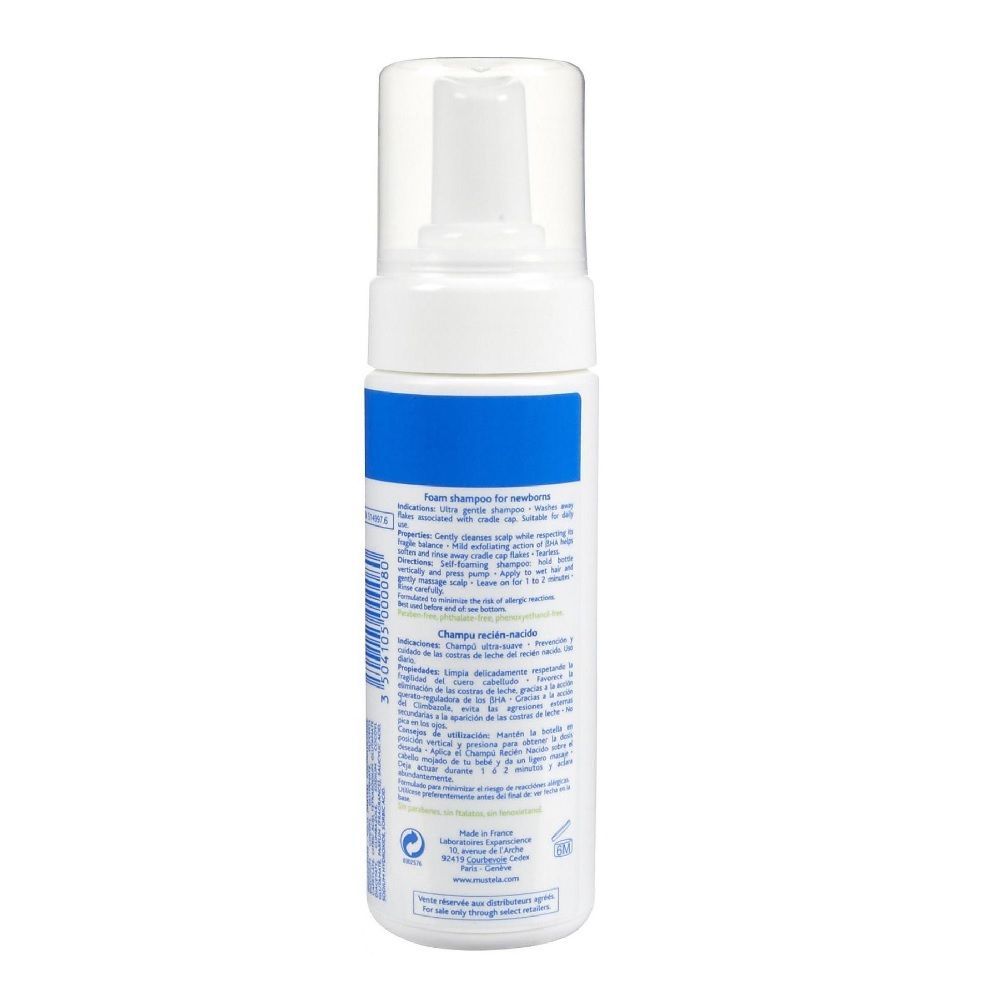 Mustela Foam Shampoo New Borns 150 mL