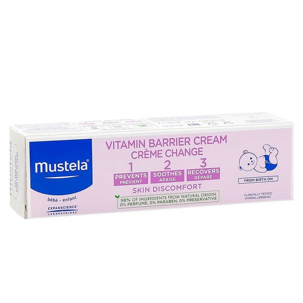 Mustela Vitamin Barrier Cream 50 mL