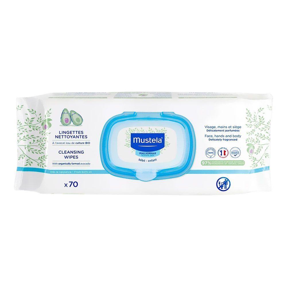 Mustela Cleansing Wipes 70&#039;s