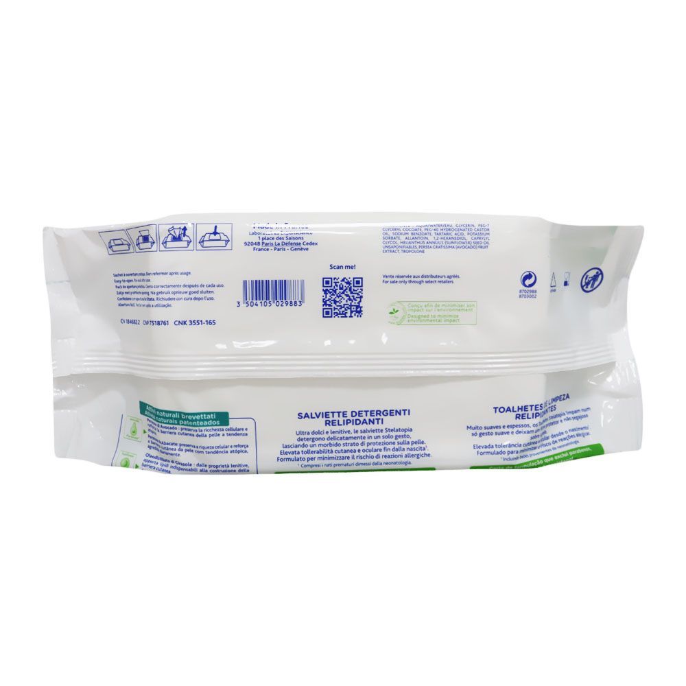 Mustela Stelatopia Replenishing Cleansing Wipes 50&#039;s