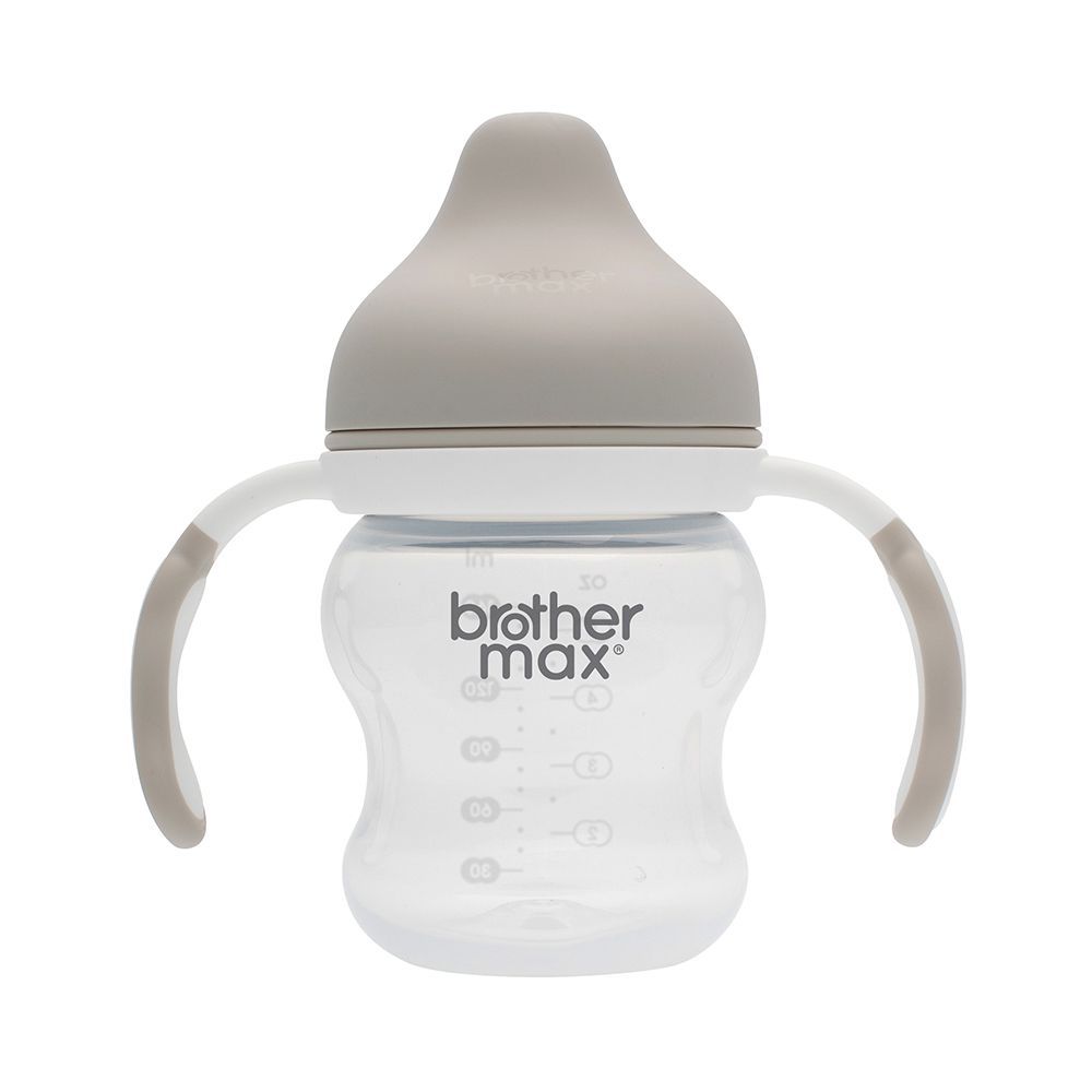 Brother Max PP Spout Cup With Handles 4+ Months 160 mL Grey 1&#039;s BM201G