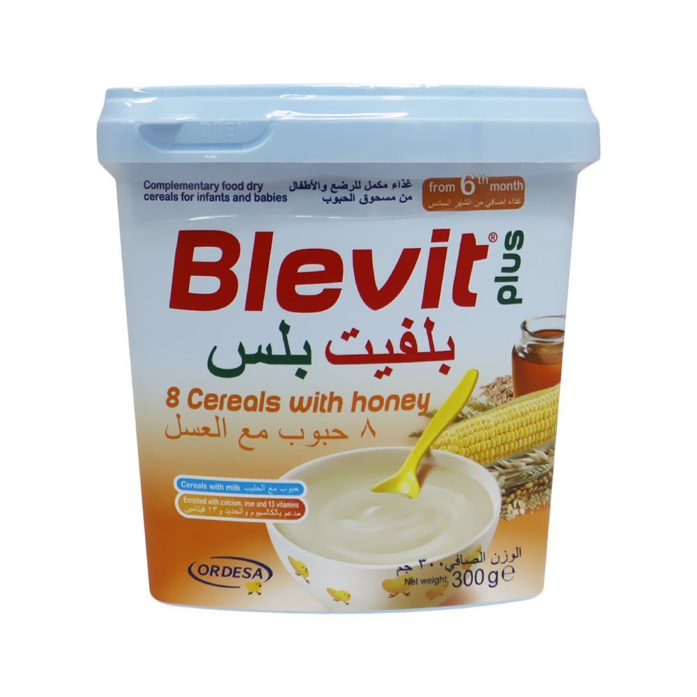 Blevit Plus 8 Cereals with Honey Dry Cereals 300 g