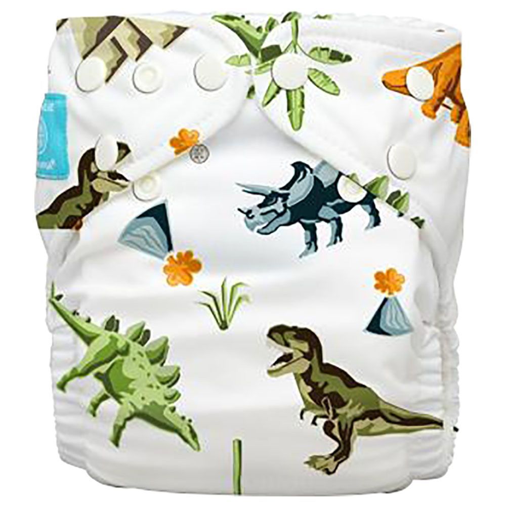 Charlie Banana 1 Reusable Cloth Diaper + 2 Reusable Inserts One Size Dinosaurs 1&#039;s 888798