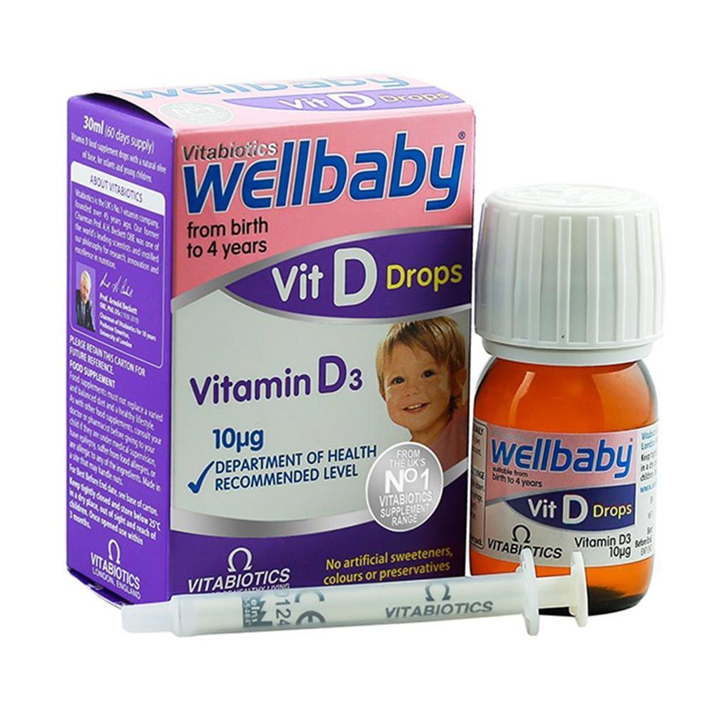 Vitabiotics Wellbaby Vit D Drops 30 mL