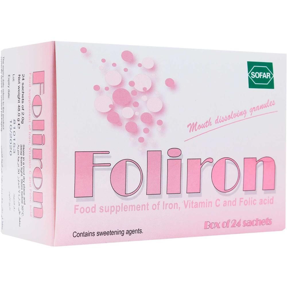 Foliron Sachet 24&#039;s