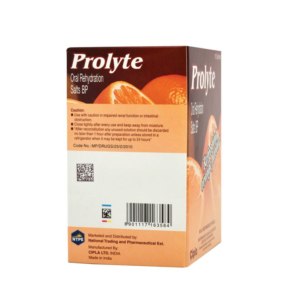 Prolyte Oral Rehydration Salts Orange Sachets