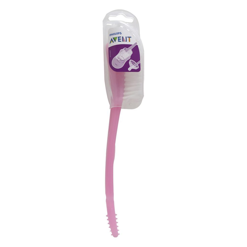 Philips Avent Bottle &amp; Teat Brush Pink SCF145/07