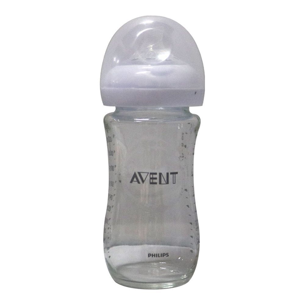 Philips Avent Natural 2.0 Feeding Bottle Glass SCF053/17  240 mL