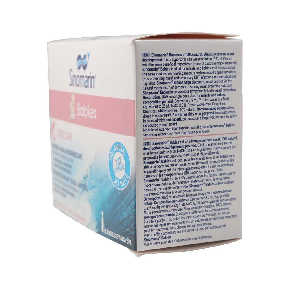 Sinomarin Babies Monodose 5 mL 18&#039;s