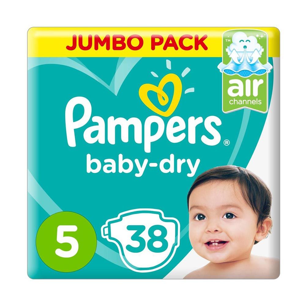 Pampers Active Baby Dry 5 11-18 kg Junior Value Pack 38&#039;s