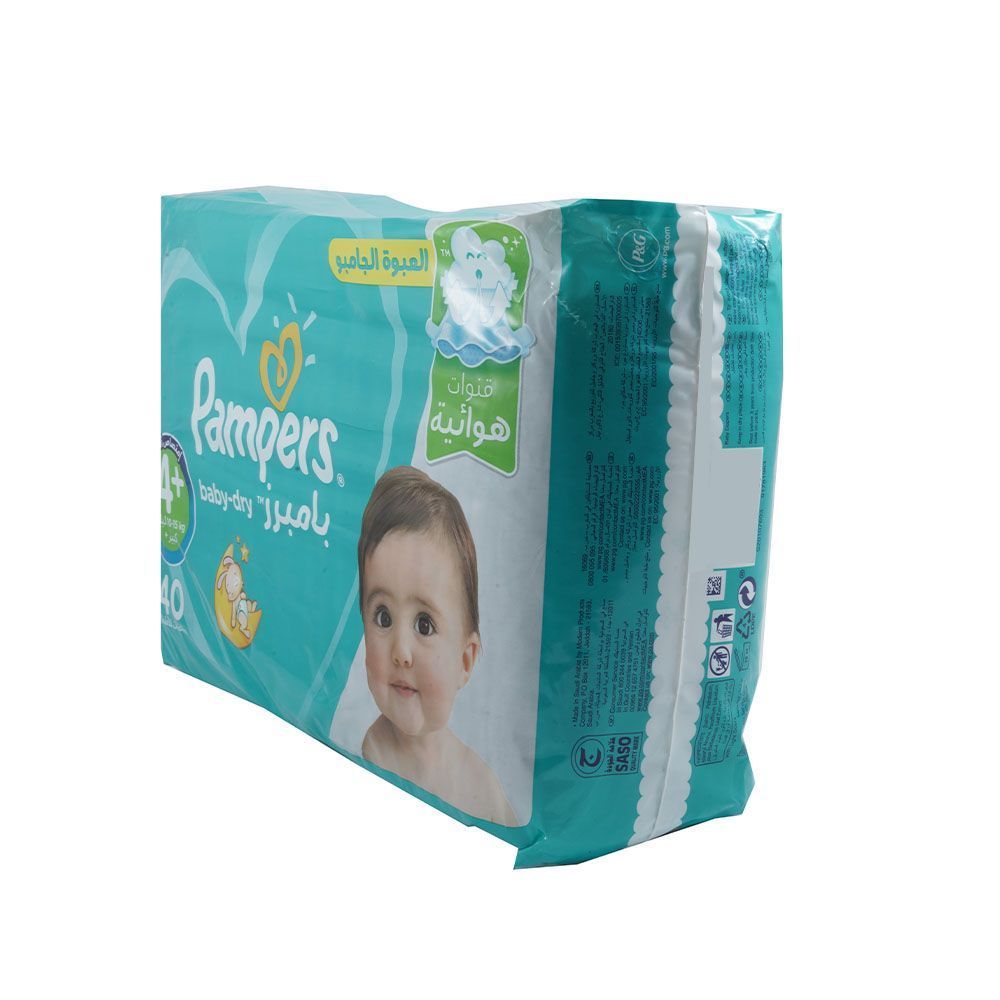 Pampers Baby-Dry 4+ 10-15 kg 40&#039;s