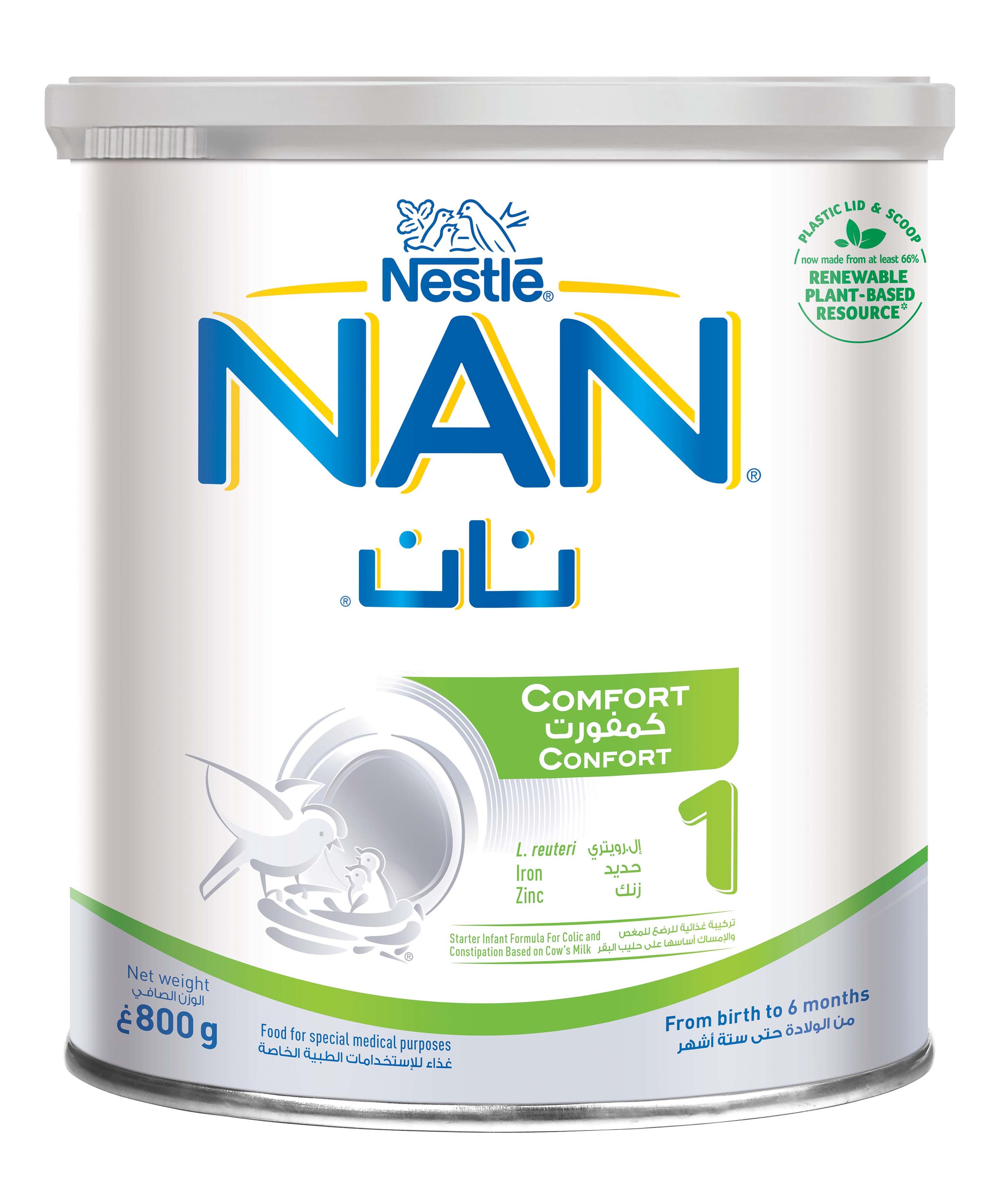 Nestle NAN Comfort 1 Milk Powder 800 g