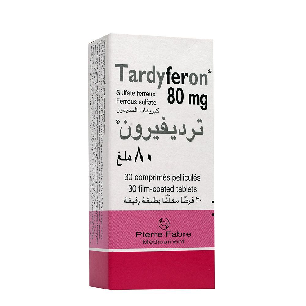 Tardyferon 80 mg Tablets 30&#039;s