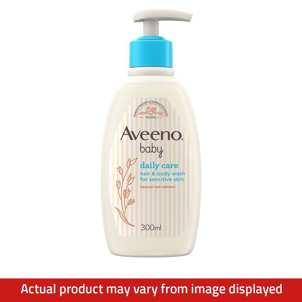 Aveeno Baby Daily Care غسول للشعر والجسم للبشرة الحساسة 300 مل