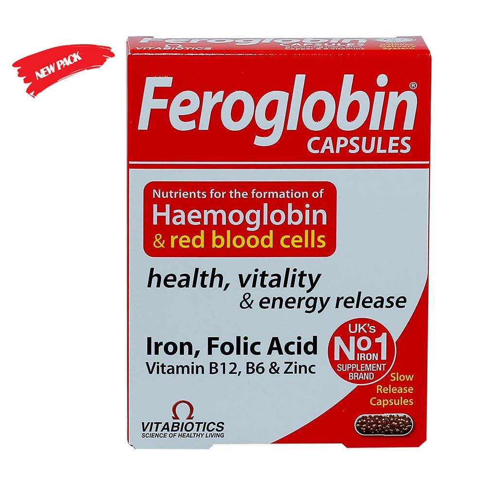 Vitabiotics Feroglobin B12 Capsules 30&#039;s